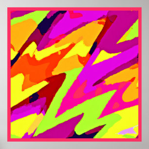 Chromatic Art Fusion Poster