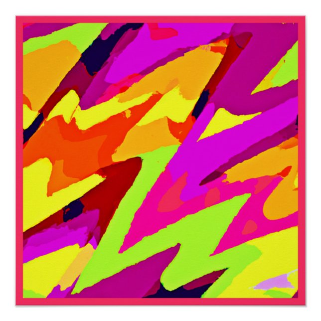 Chromatic Art Fusion Poster (Front)