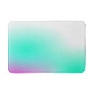 Chromatic Aurora Gradient Bath Mat