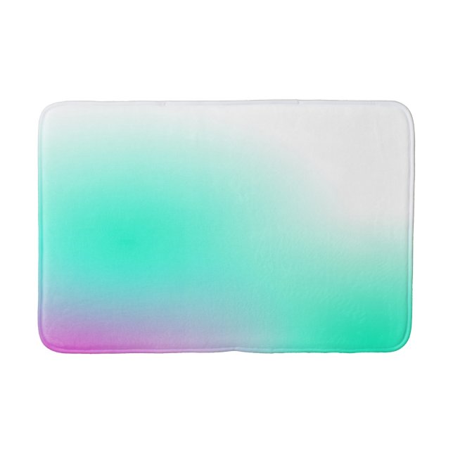 Chromatic Aurora Gradient Bath Mat (Front)