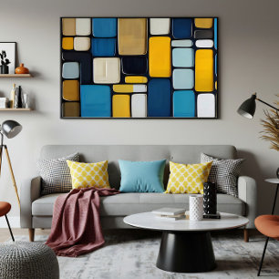 Chromatic Blocks Canvas Print