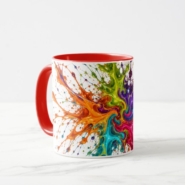 Chromatic Bloom Mug (Front Left)