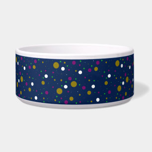 Chromatic Confetti Ceramic Pet Bowl