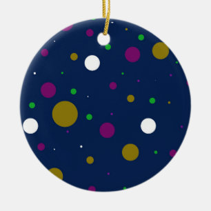 Chromatic Confetti Ceramic Tree Decoration