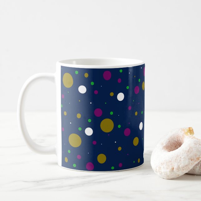 Chromatic Confetti  Coffee Mug (With Donut)