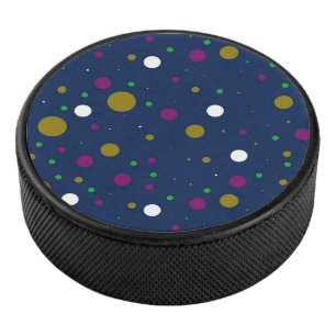 Chromatic Confetti  Hockey Puck