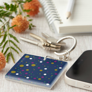 Chromatic Confetti  Key Ring