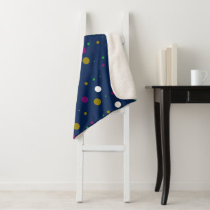 Chromatic Confetti  Sherpa Blanket