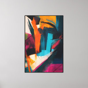 Chromatic Crosscurrents Canvas Print