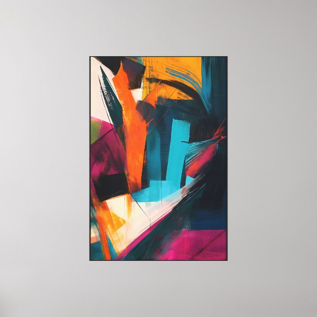 Chromatic Crosscurrents Canvas Print (Front)
