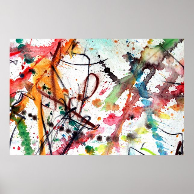 Chromatic Dance Detail 1 Poster (Front)