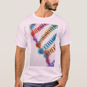 "Chromatic DNA: Men's Monochrome Tee" T-Shirt