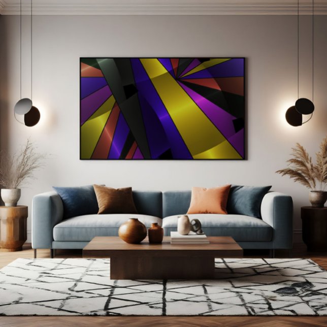 Chromatic Eclipse Canvas Print (Creator Uploaded)