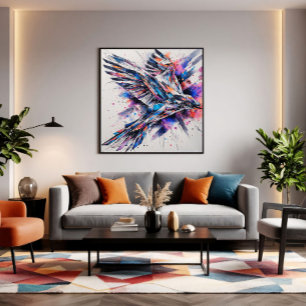 Chromatic Flight of Freedom Canvas Print
