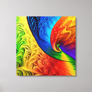 Chromatic Genesis Canvas Print