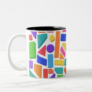 Chromatic Geometry Two-Tone Coffee Mug