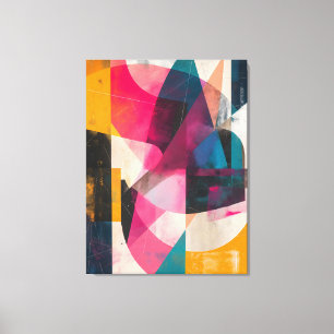 Chromatic Interlock Canvas Print
