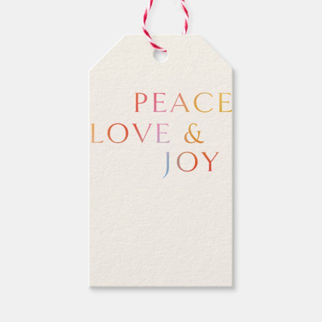 Chromatic Joy Gift Tags (Front)