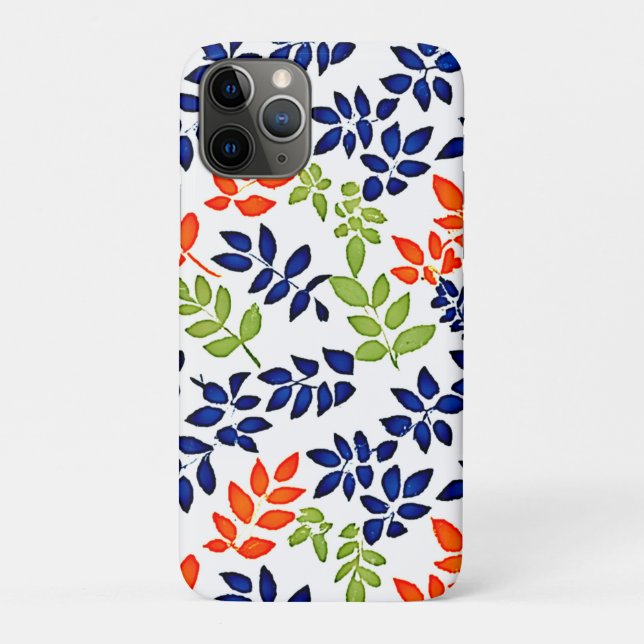 Chromatic Leaf Repeat Case-Mate iPhone Case (Back)