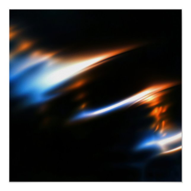 Chromatic Light striking Gradient Poster (Front)