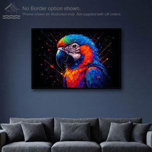 Chromatic Parrot – Wall Art Print