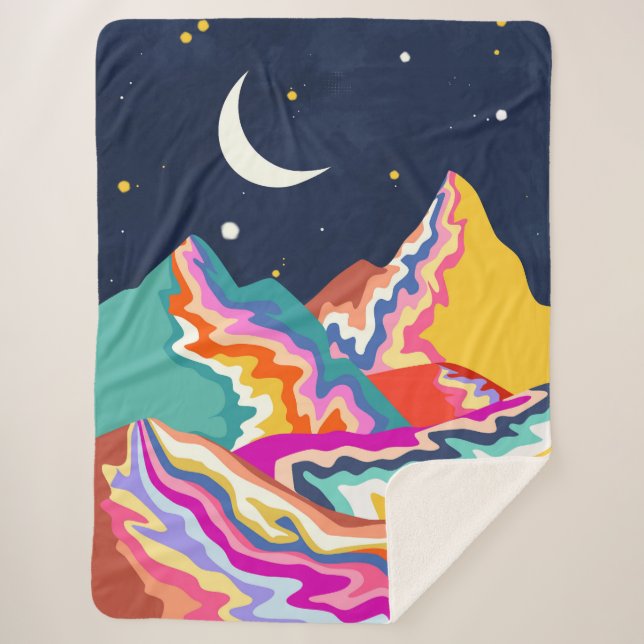 Chromatic Peaks Sherpa Blanket (Front)