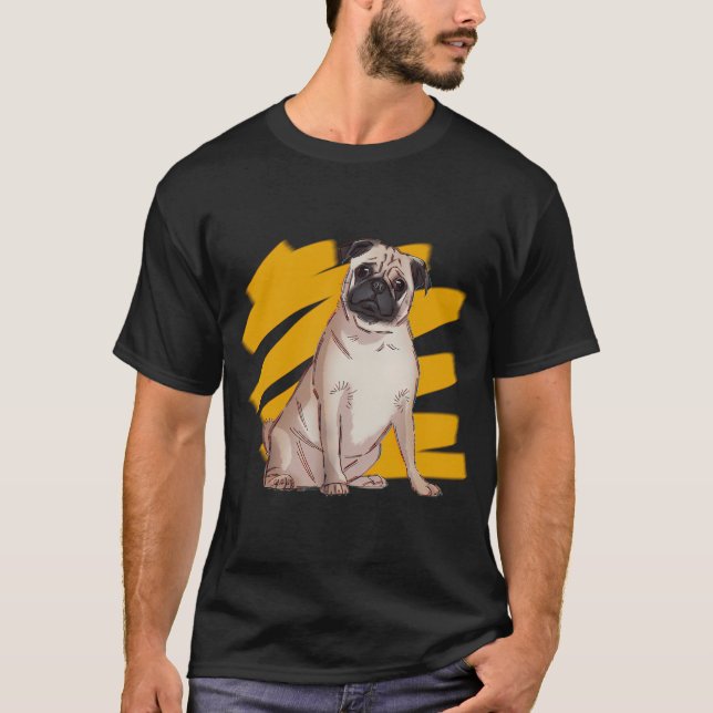 Chromatic Pug T-Shirt (Front)