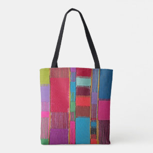 Chromatic Quilt Tote Bag