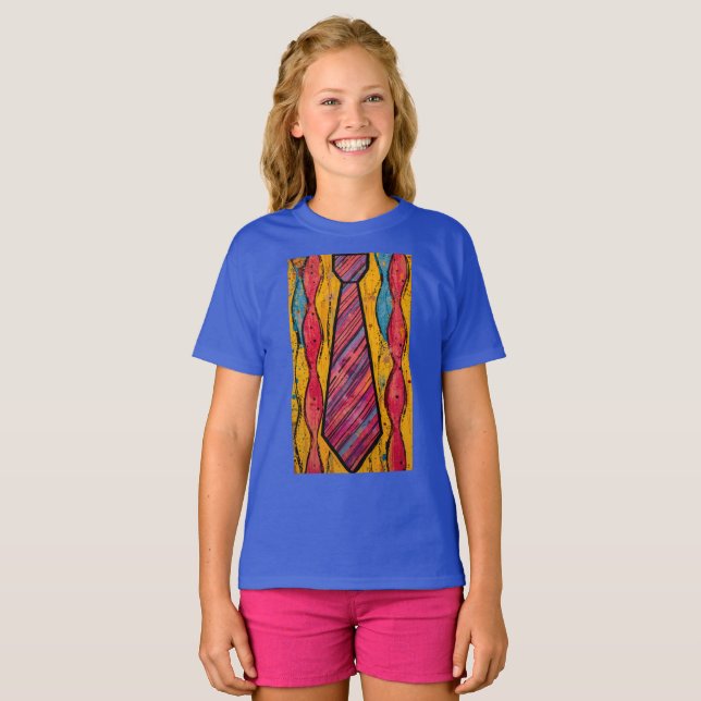 Chromatic Rhythm Tie T-Shirt (Front Full)