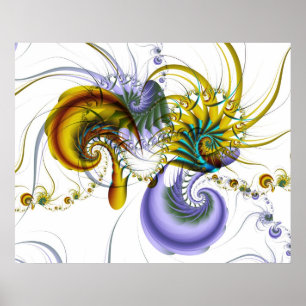 Chromatic Shrimp Poster