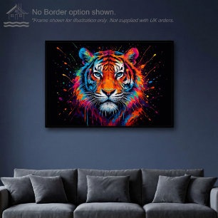 Chromatic Tiger – Wall Art Print