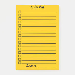 Chromatic To Do List   Yellow Post-it Notes