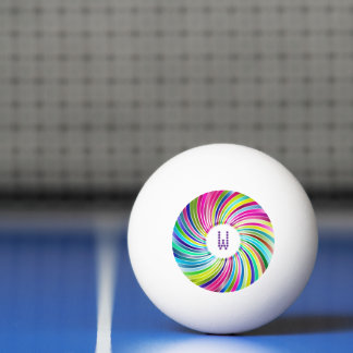 Chromatic Vortex Ping Pong Ball