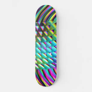 Chromatic Wave Art 1A Skateboard