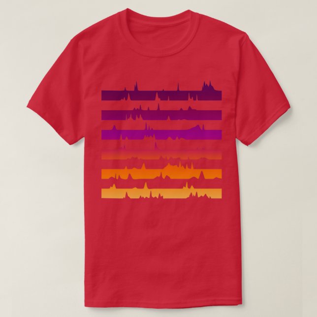 Chromatographic Sunset T-Shirt (Design Front)