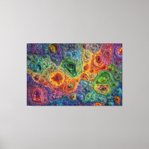 Chromatose: A Labyrinth of Infinite Color Canvas Print