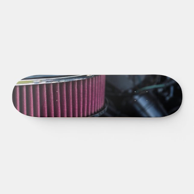 Chrome Air Intake Skateboard (Horz)