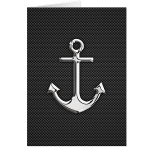 Chrome Anchor on Carbon Fibre