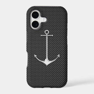 Chrome Anchor on Carbon Fibre Nautical Lifestyle
