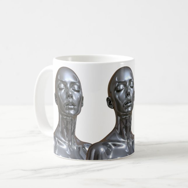 Chrome Android Trio Coffee Mug (Front Left)