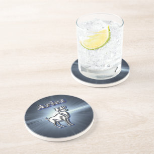 Chrome Aries Coaster