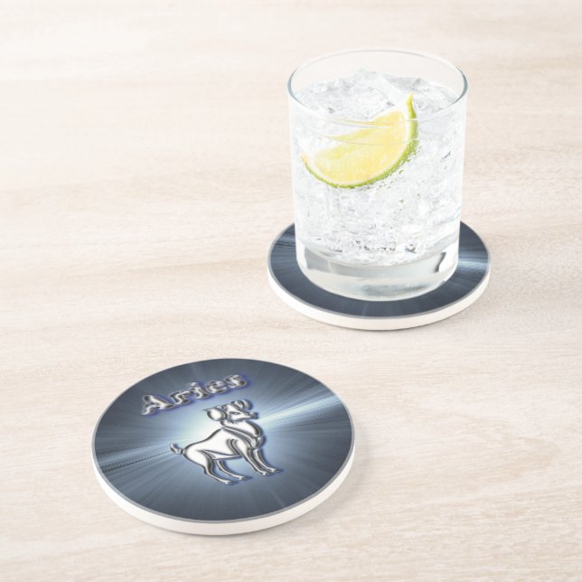 Chrome Aries Coaster (Side)