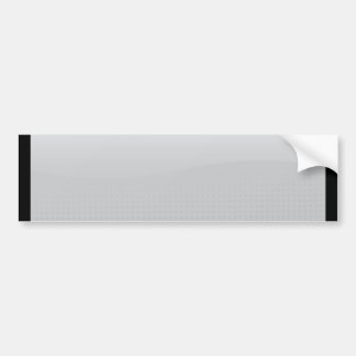 Chrome Beveled Layout Bumper Sticker