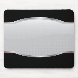 Chrome Beveled Layout Mouse Mat