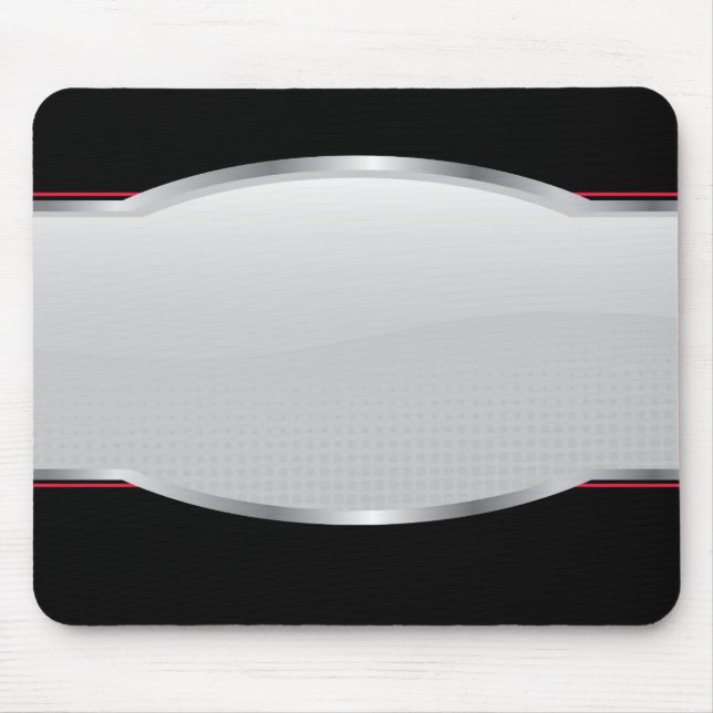 Chrome Beveled Layout Mouse Mat (Front)