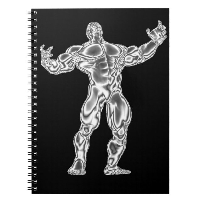 Chrome Bodybuilder Notebook (Front)