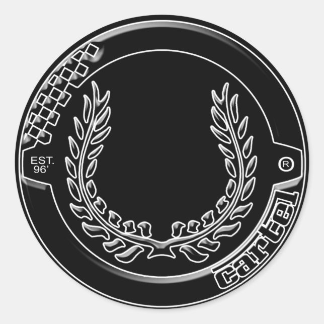 Chrome Cartel Logo sticker (Front)