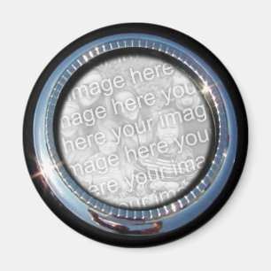 Chrome Circle template ~ magnet