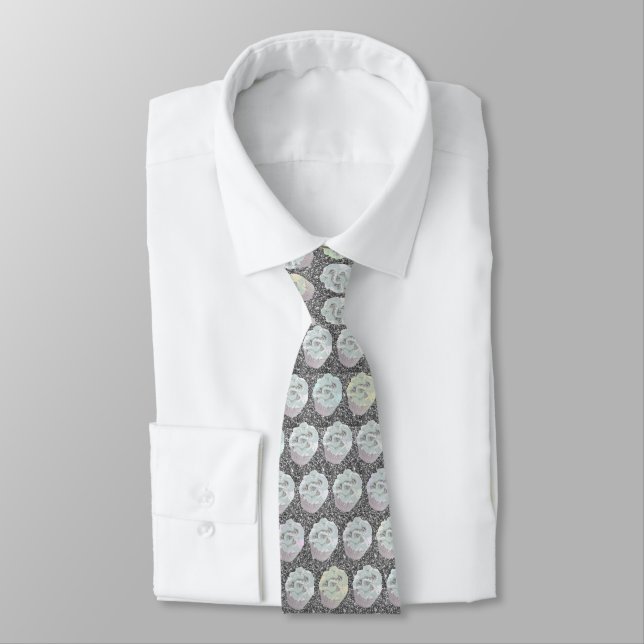 Chrome Cupcakes and Silver Glitter Tie (Tied)