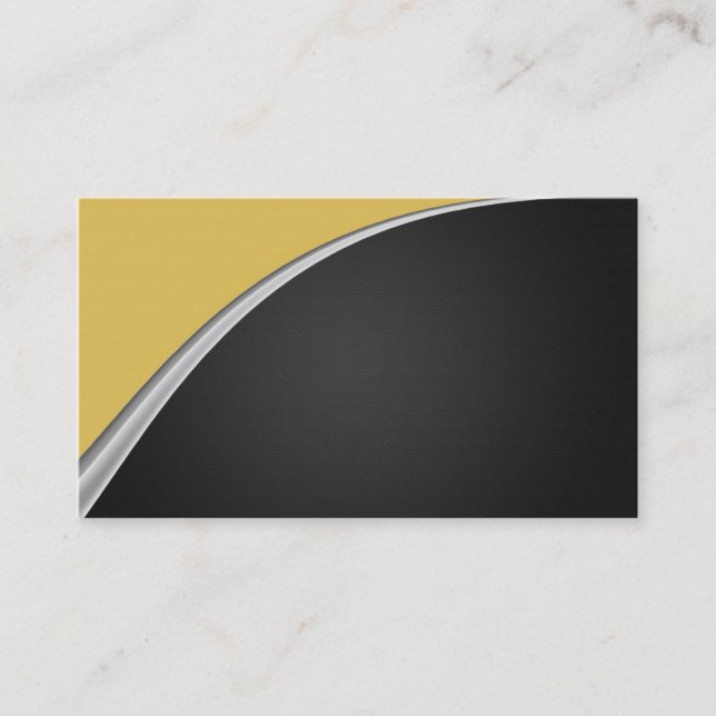Chrome Curve Business Card (Front)